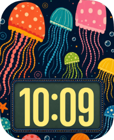 Jelly Drift Apple Watch face - Nature