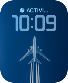 Jumbo Jet Apple Watch face - Cities