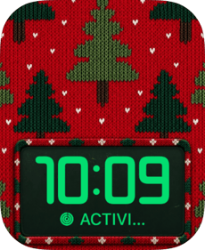 Knitted Pines Apple Watch face - Special Collections