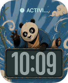 Kung Fu Panda Waves Apple Watch face - TV