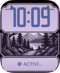 Lavender Pines Apple Watch face - Nature