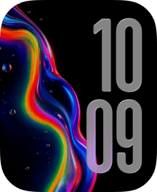 Liquid Prism Apple Watch face - Art, Gradient