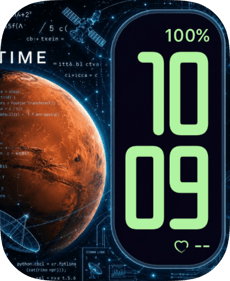 Mars HUD Apple Watch face - Special Collections