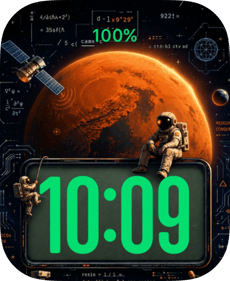 Mars Mission Apple Watch face - Special Collections