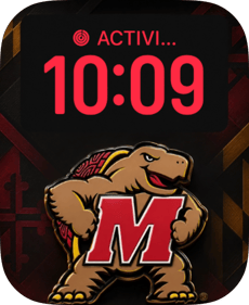 Maryland Terrapins Apple Watch face - Sports