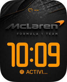 McLaren F1 Apple Watch face - Cars, Sports