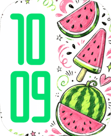 Melon Pops Apple Watch face - Art