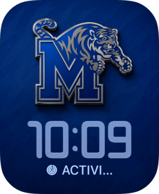 Memphis Tigers Apple Watch face - Sports