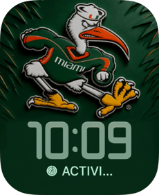 Miami Hurricanes Apple Watch face - Sports
