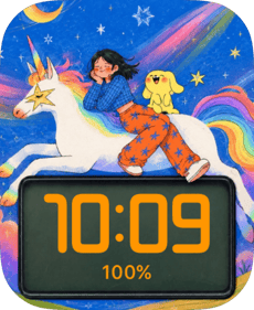 Michelangelo Turtle Power Apple Watch face - TV