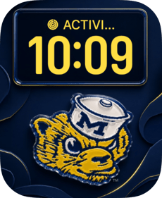 Michigan Apple Watch face - Sports