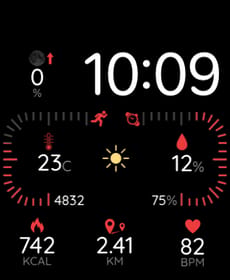 Minimal Redline Apple Watch face - Watches