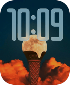Moon Melt Apple Watch face - Special Collections