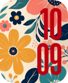 Mustard Daisy Apple Watch face - Nature