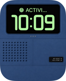 Navy Speaker watch face preview image for Apple Watch