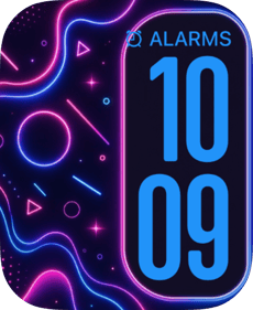 Neon Arcade Apple Watch face - Art, Art