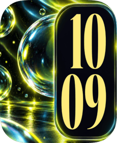 Neon Bubbles watch face preview image for Apple Watch