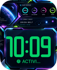 Neon Voyage Apple Watch face - Special Collections