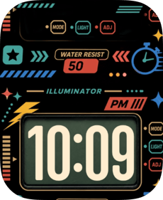 Night Module Apple Watch face - Luxury