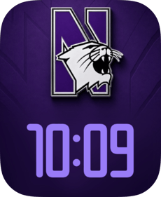 Northwestern Wildcats Apple Watch face - Sports