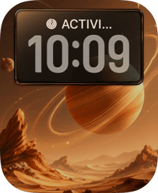 Ochre Rings Apple Watch face - Special Collections