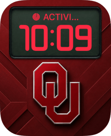 Oklahoma Sooners Apple Watch face - Sports