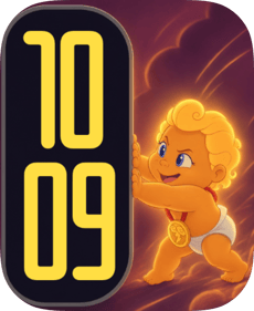 Olympian Glow Apple Watch face - TV