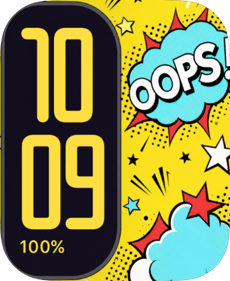 Oops Pop Apple Watch face - Art