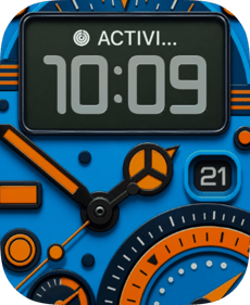 Orange Console Apple Watch face - Watches