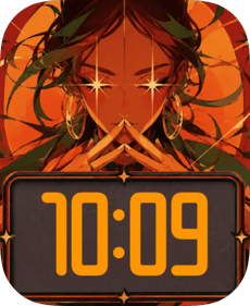 Orange Spell Apple Watch face - Anime