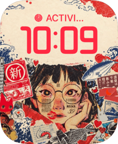 Paper Daydream watch face preview image for Apple Watch