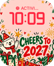 Party Bear watch face preview image for Apple Watch