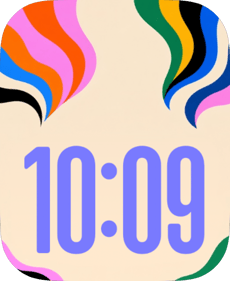 Pastel Flow Apple Watch face - Art, Gradient