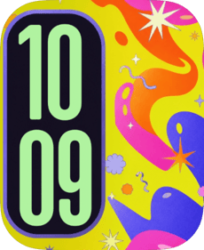 Pastel Pulse Apple Watch face - Art