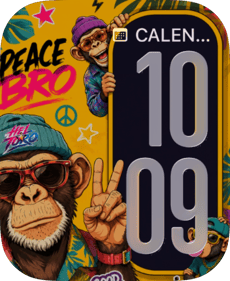 Peace Bro Street Art Apple Watch face - Art