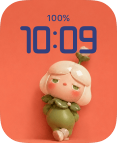 Peach Sprout Apple Watch face - Special Collections