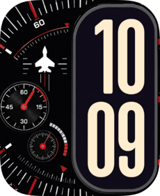 Pilot Gauge Apple Watch face - Cars