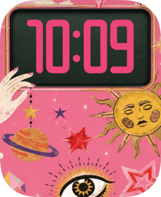 Pink Celestial Tarot Apple Watch face - Art