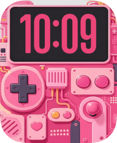 Pink Player Apple Watch face - Video Games