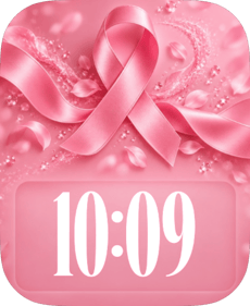 Pink Promise watch face preview image for Apple Watch