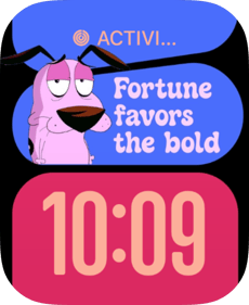 Pink Pup Apple Watch face - TV