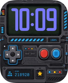 Pixel Deck Apple Watch face - Video Games