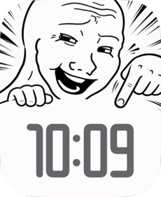 Pointing Wojak Apple Watch face - TV