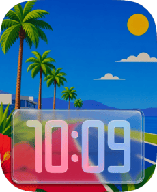 Pool Day Apple Watch face - Nature