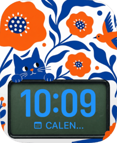 Poppy Cat Apple Watch face - Nature
