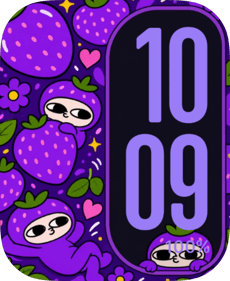 Purple Pals Apple Watch face - Art