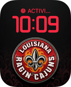 Ragin’ Cajuns Apple Watch face - Sports