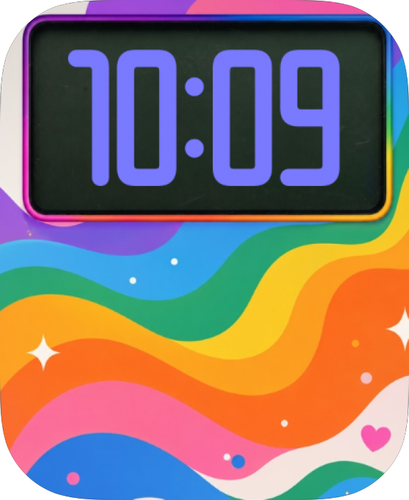 Rainbow Wave Apple Watch face - Special Collections