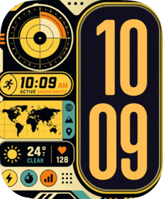 Rally Timer Apple Watch face - Luxury