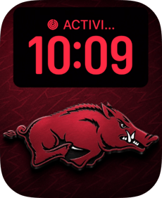 Razorbacks Apple Watch face - Sports
